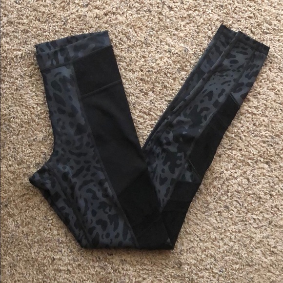 lululemon athletica Pants - Lululemon Leopard mesh leggings